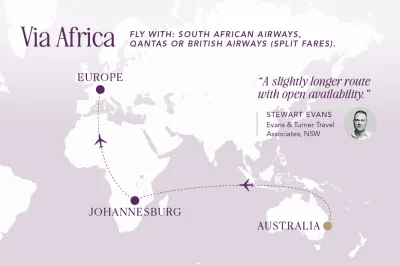 Africa Flight Routes