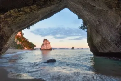Cathedral Cove, Coromandel. Image credit: Getty images
