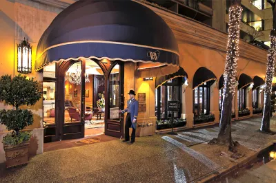 The lobby entrance of the Wedgewood Hotel. Image: Wedgewood Hotel