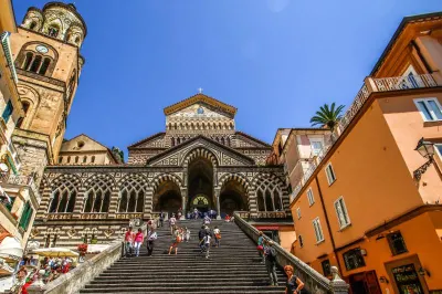 The ornate Amalfi Cathedral. Image: Getty