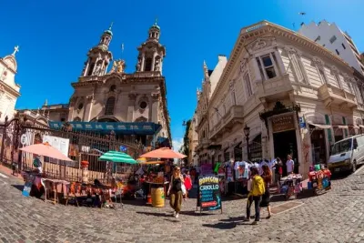 This image: San Telmo Sunday Market, Buenos Aires, Argentina. Source: Adventure World.