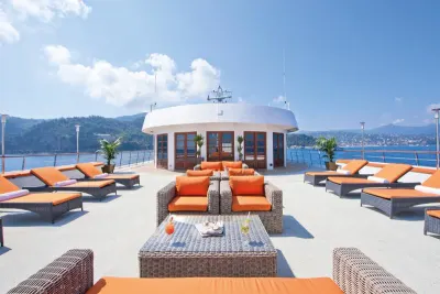 Sundeck of APT Cruise SHip