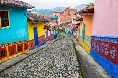 Colourful streets of Colombia
