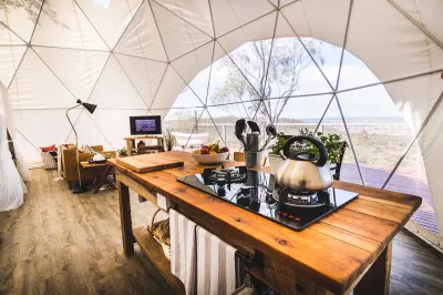 Faraway Domes kitchen