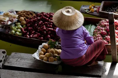 Vietnam floating market