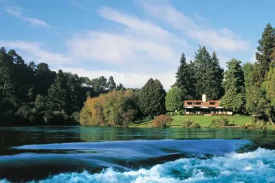 Huka Lodge near Taupo. Image: Luxury Lodges of New Zealand