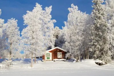 Travel Associates Travelling through northern Finland in winter