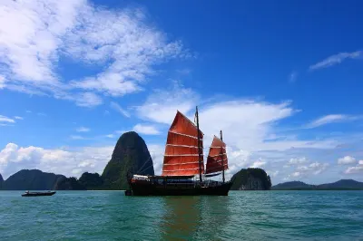 Junk boat Phang Nga Bay