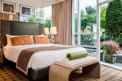 The Loden's Garden Terrace rooms with private patio. Image: Loden Hotel