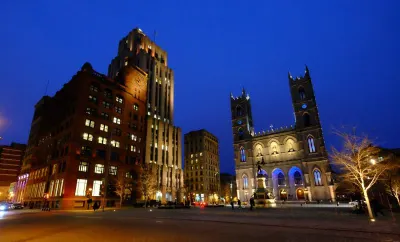 Historic old town Montreal