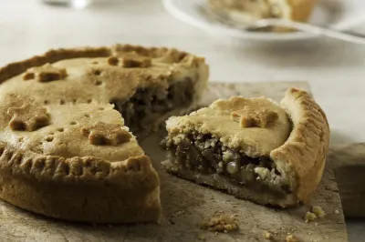 Nut tart dessert from Switzerland