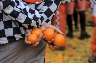 Battle of Oranges, Ivrea, Italy