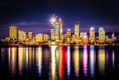 Perth, Australia by night