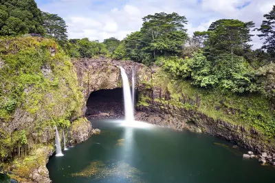 Rainbow Falls in Hilo, Hawaii