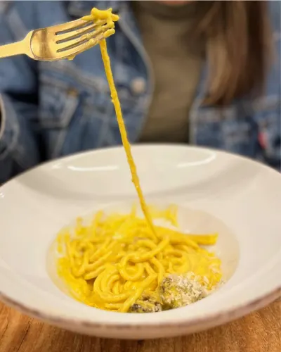 Carbonara dish