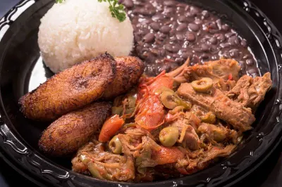 Ropa Vieja, a Cuban dish of stewed beef and vegetables