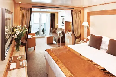 Your home away from home is a superbly appointed luxury Veranda Suite. Image: Seabourn