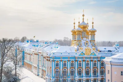 Did you know there are over 100 Kg of Gold in the Palace and it was the "summer palace" to the Russian tsars.