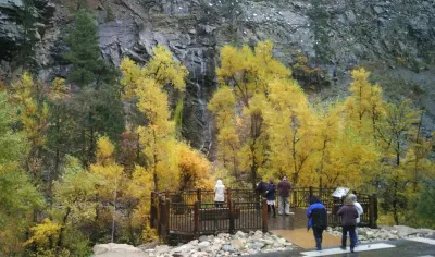 South Dakota fall foliage at Spearfish Canyon