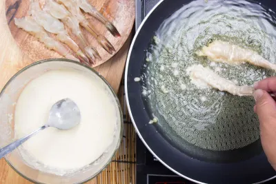 Tempura cooking