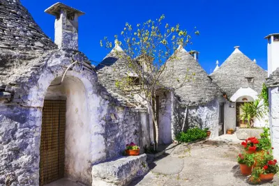 The beautiful clusters of the Trulli Buildings