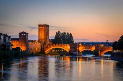 Ponte Scaligero Bridge Verona Italy