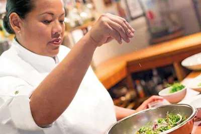 Hawaiian Airlines' Executive Chef, Lee Anne Wong