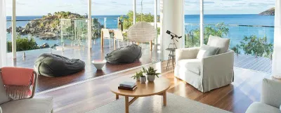 The Lizard Island Pavilion boasts stunning water views