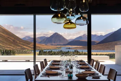 Flockhill Lodge luxury hotel New Zealand