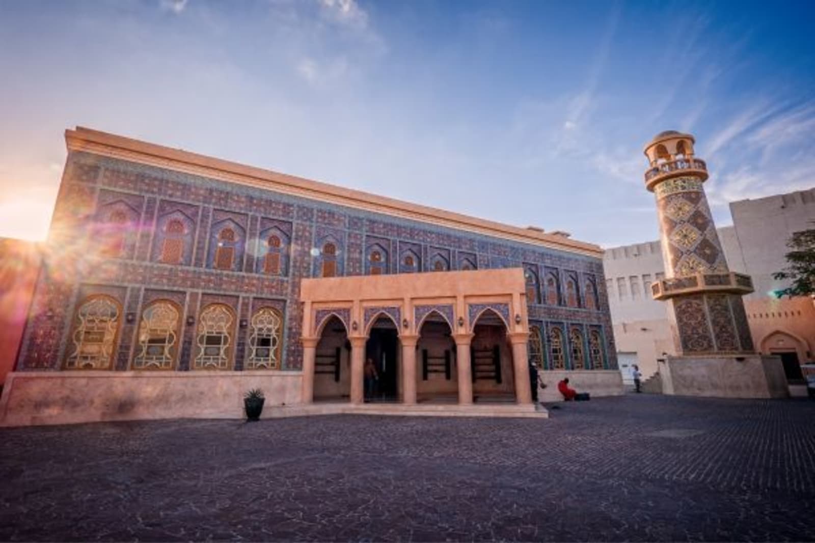 Katara Cultural Village during sunset