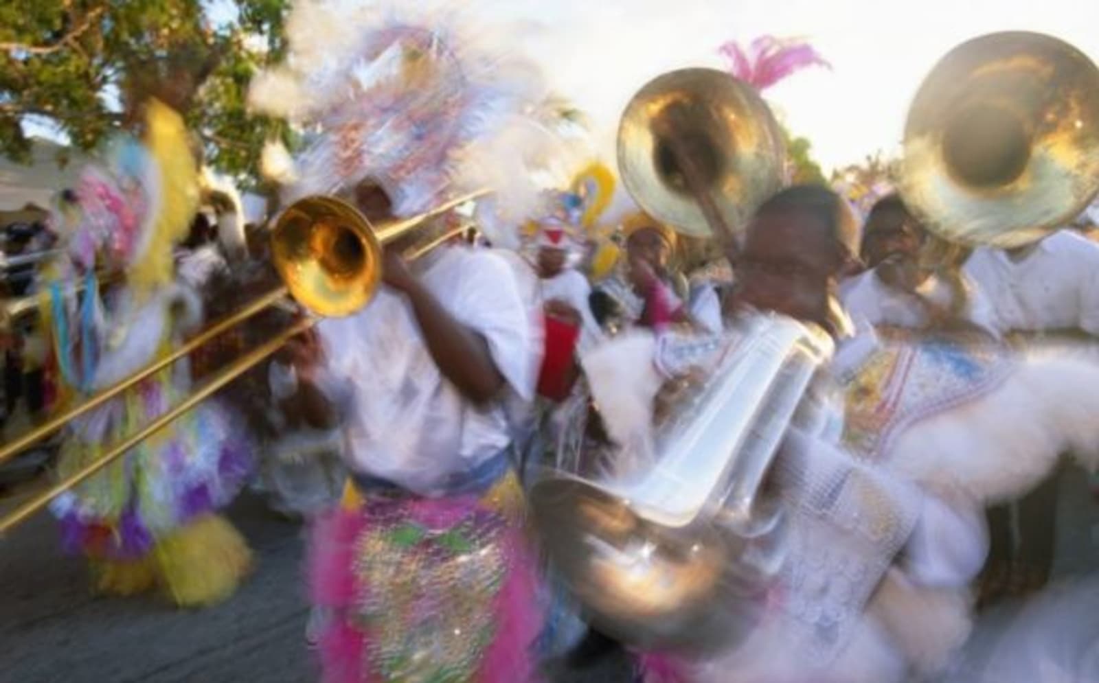 band playing instruments