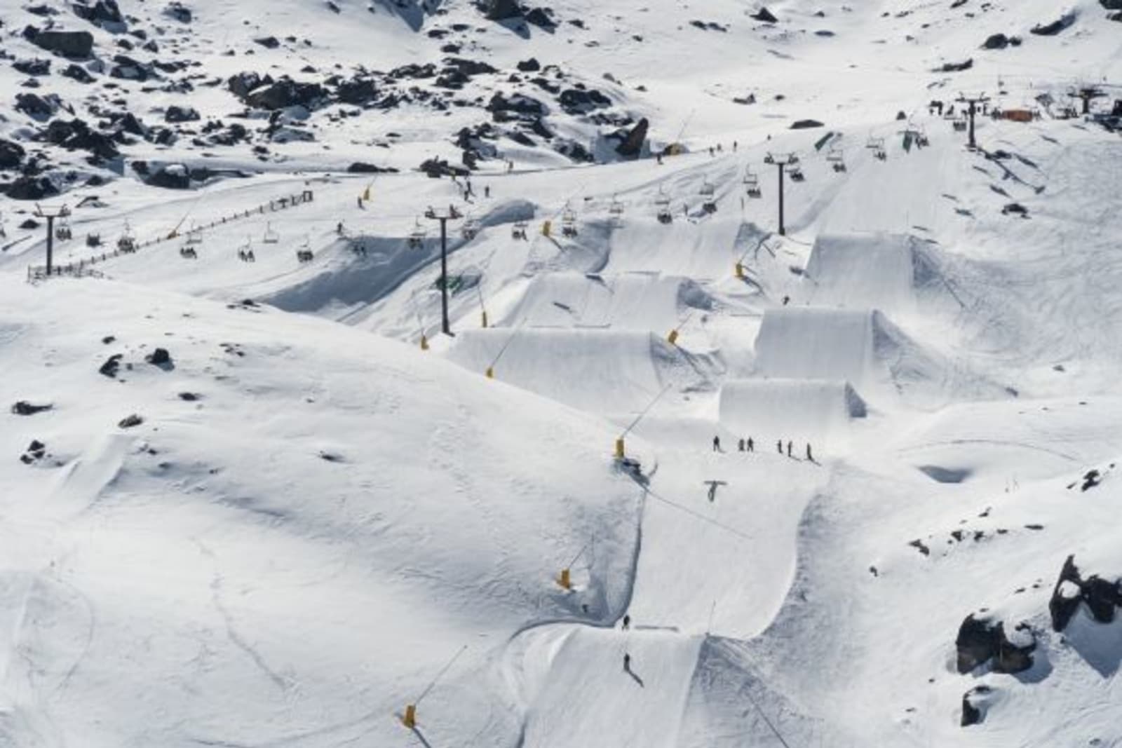 Snowfields in Queenstown