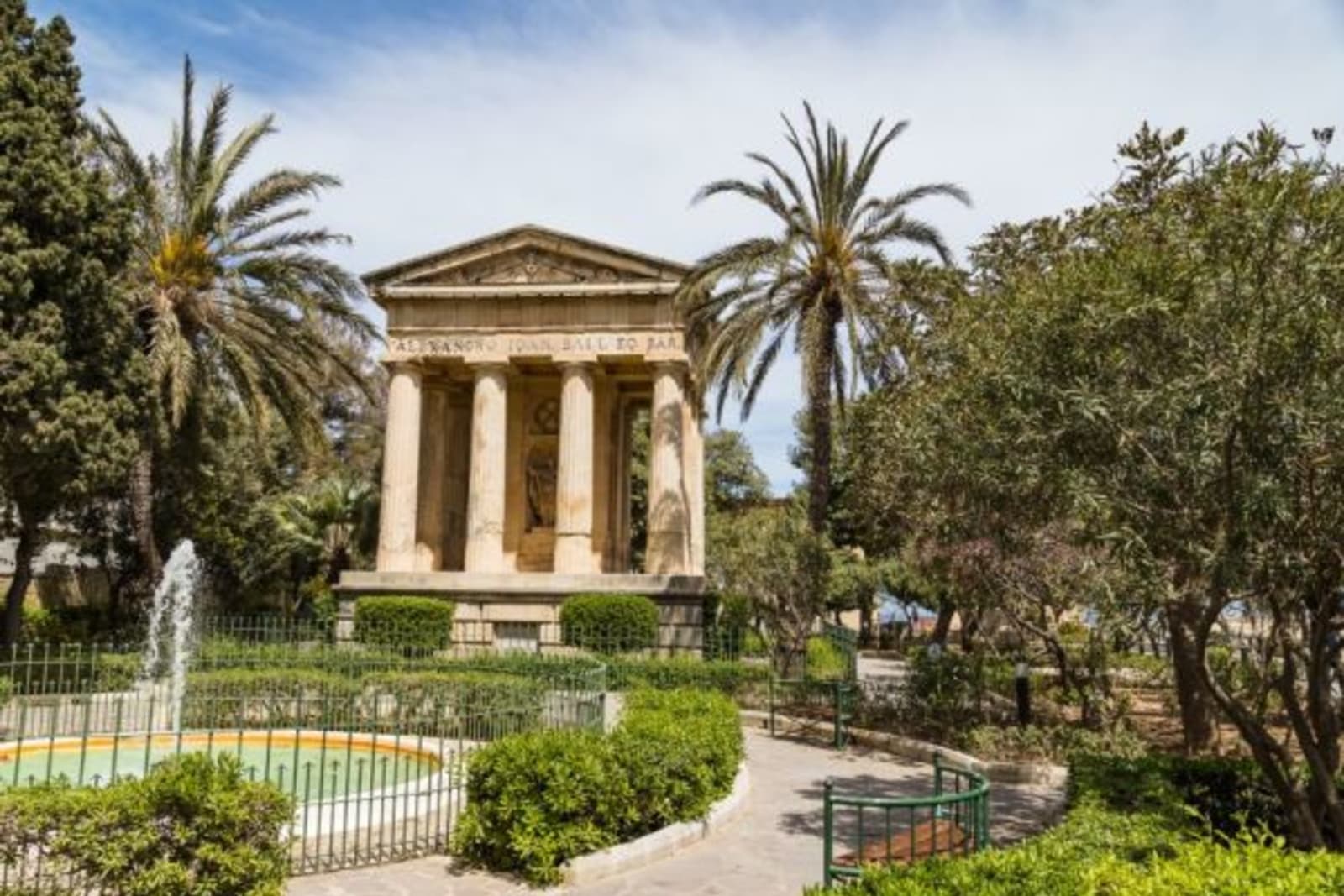 Ancient building in a park