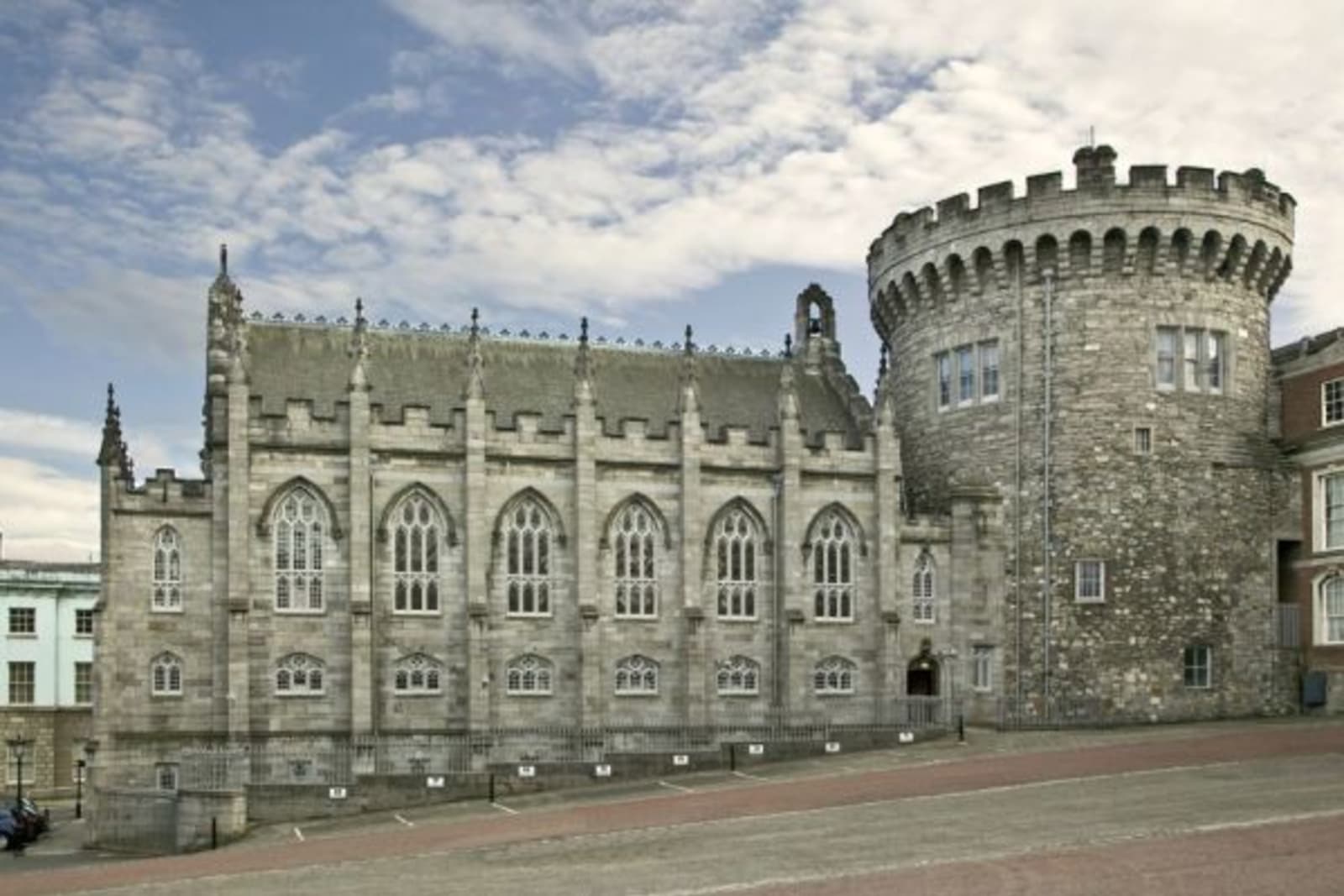 Historical castle side portrait