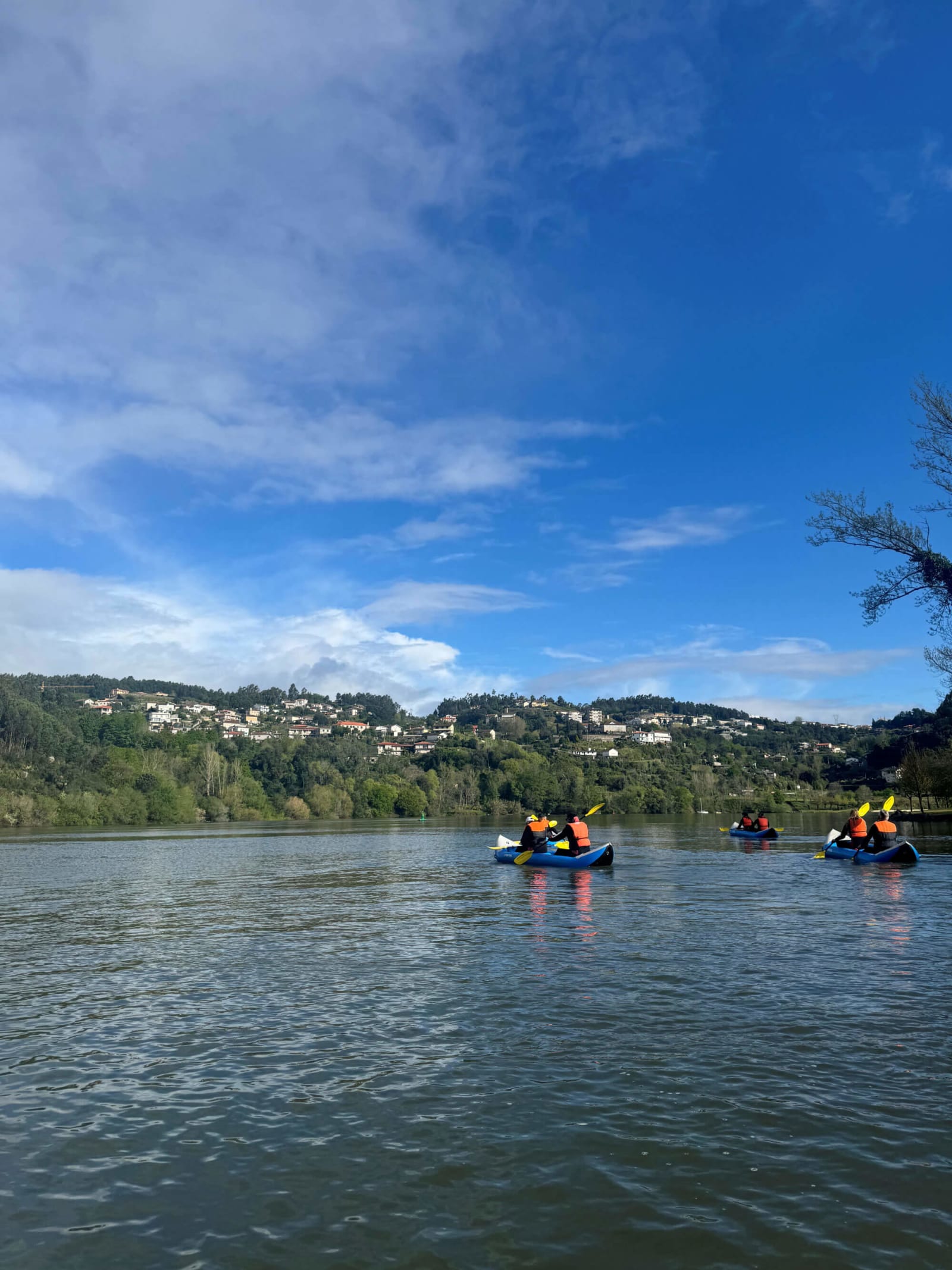 Kayaking along the Douro