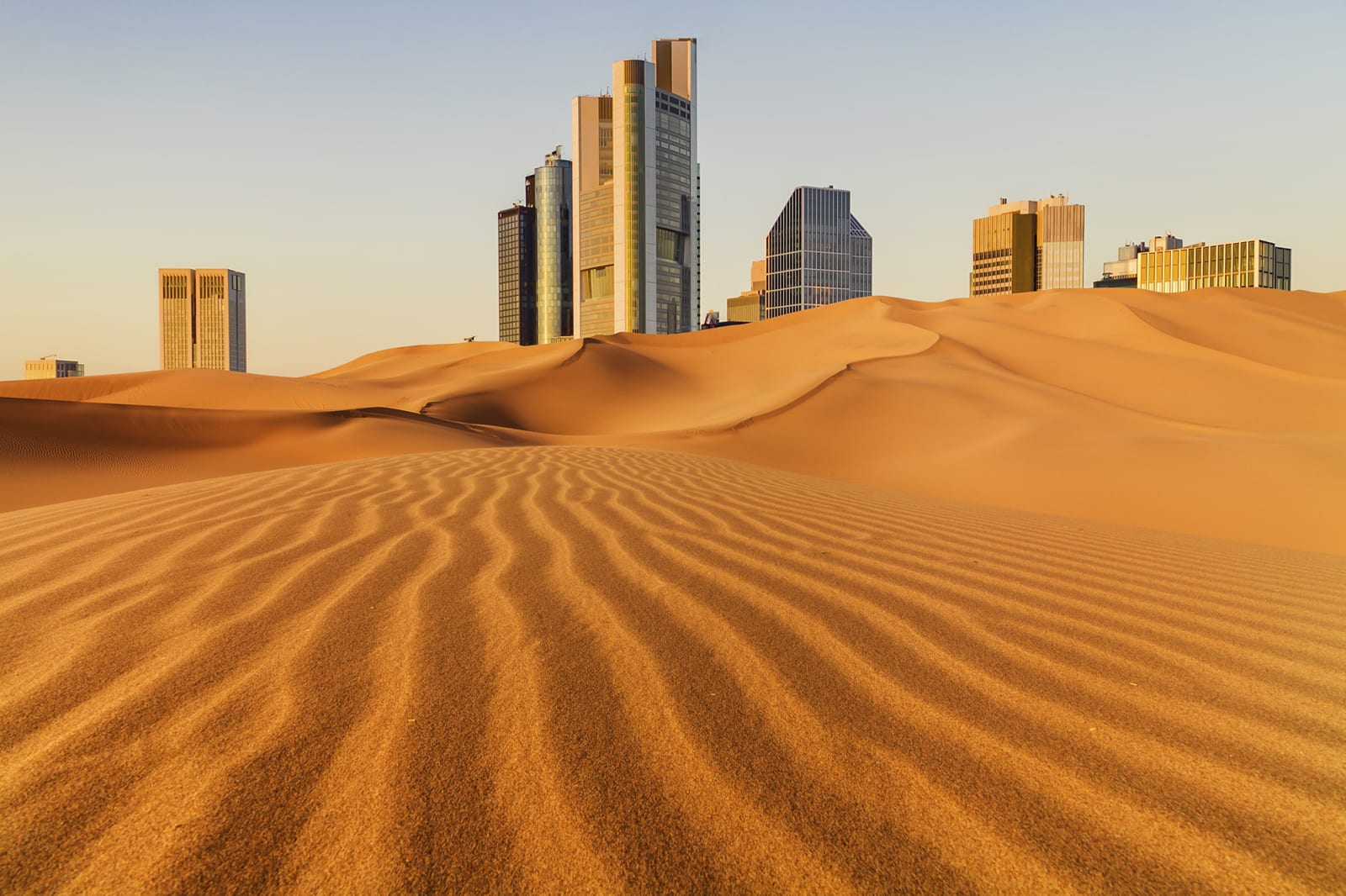 Doha sand dunes