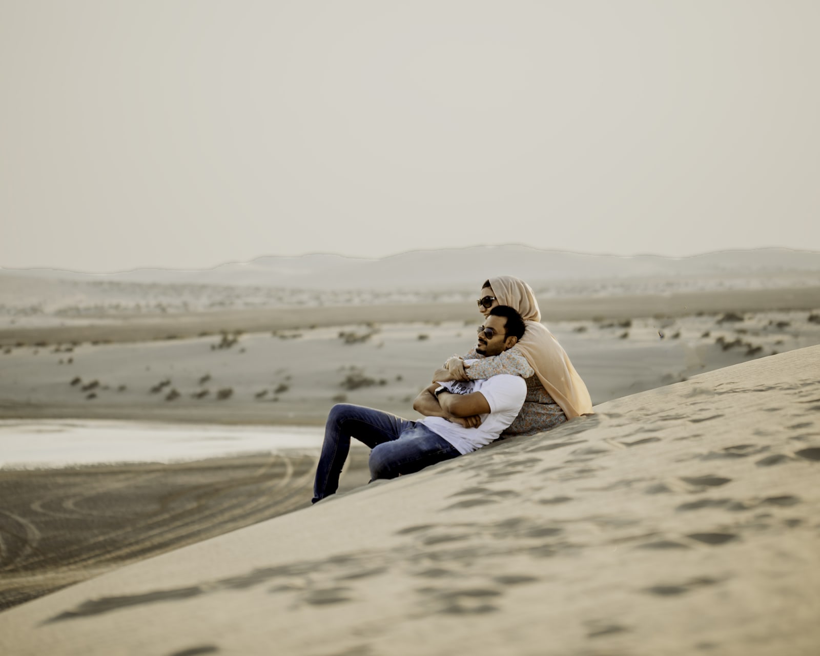Couple in Qatar
