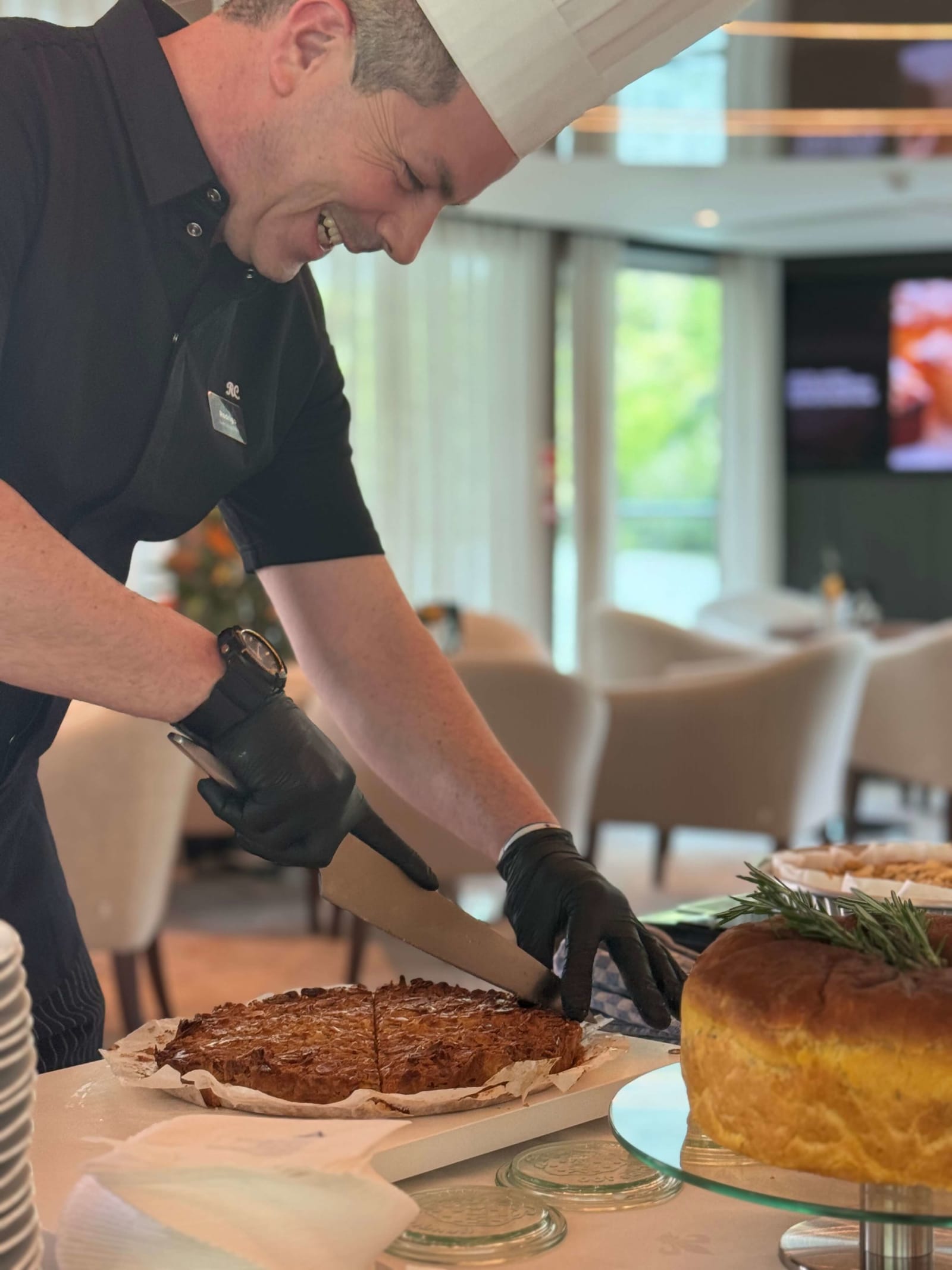 Cooking demo on Avalon