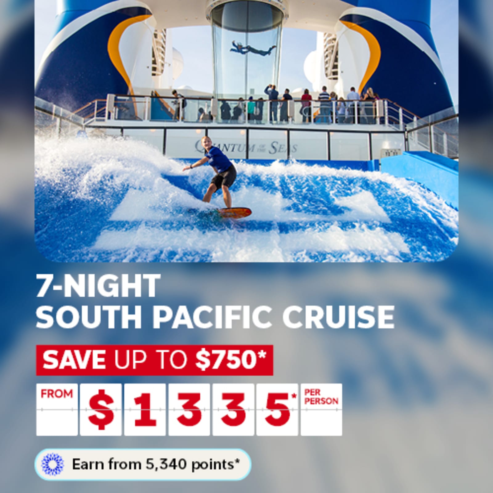7-night South Pacific cruise | save up to $750* - from $1,335* per person | Earn from 5,340 points*