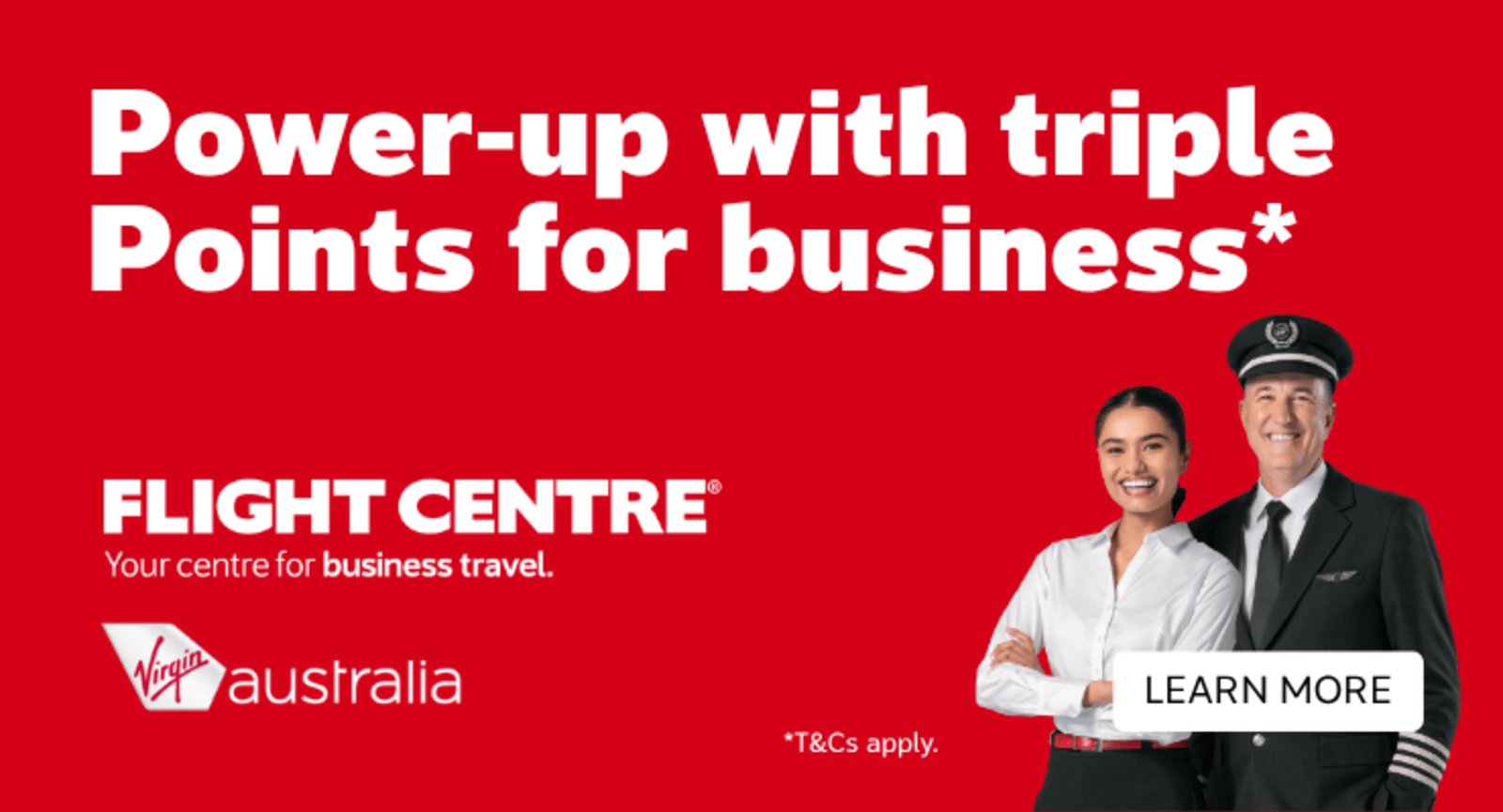 Power-up with triple Points for business*