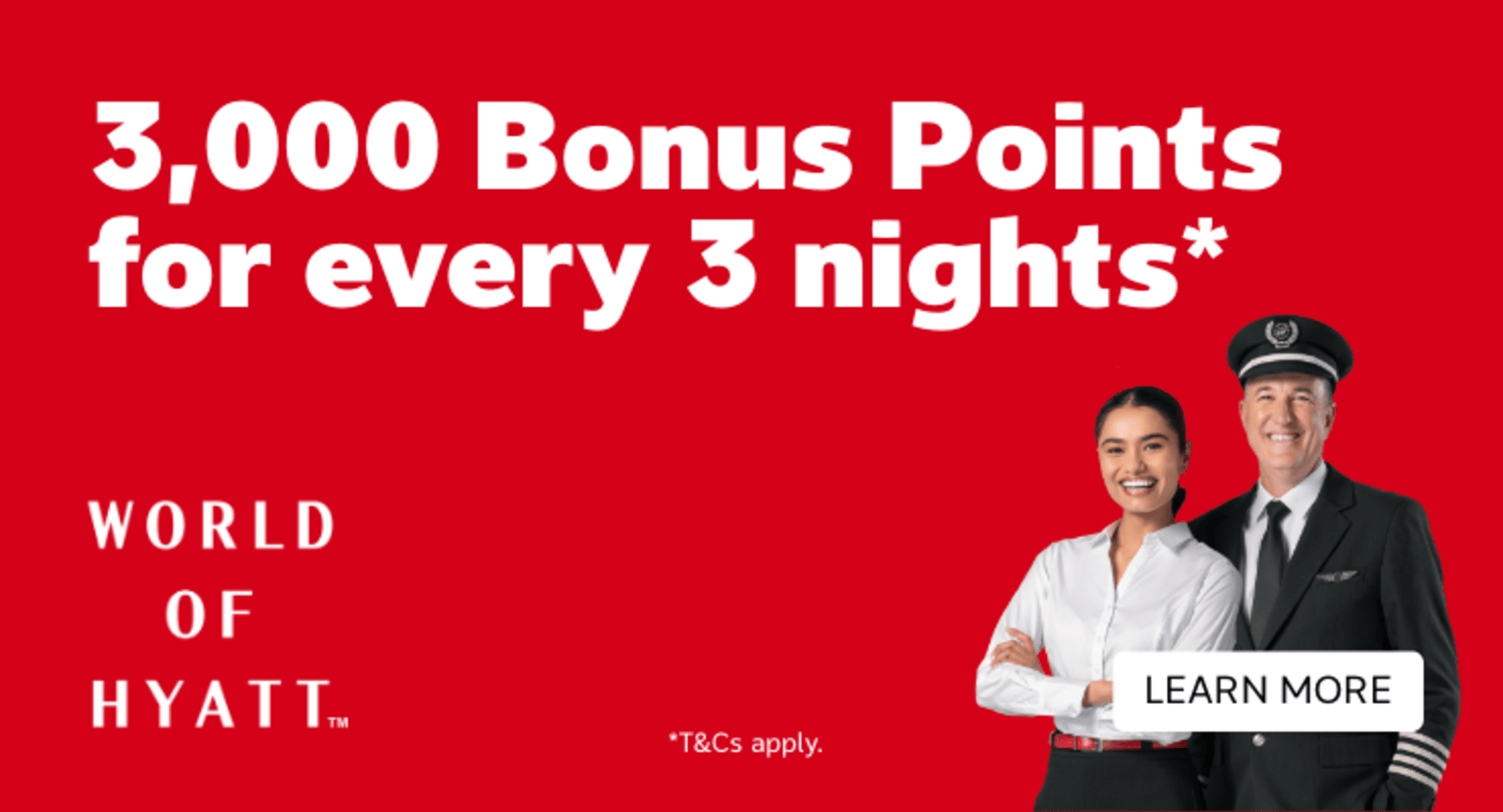 3,000 Bonus Points for every 3 nights*