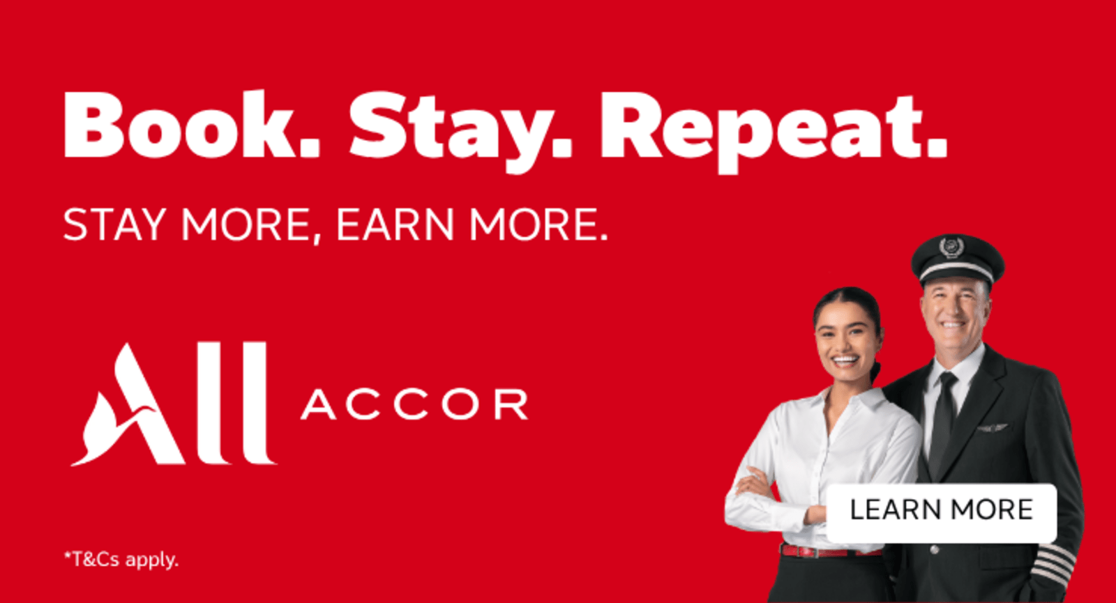 Book. Stay. Repeat. With Accor
