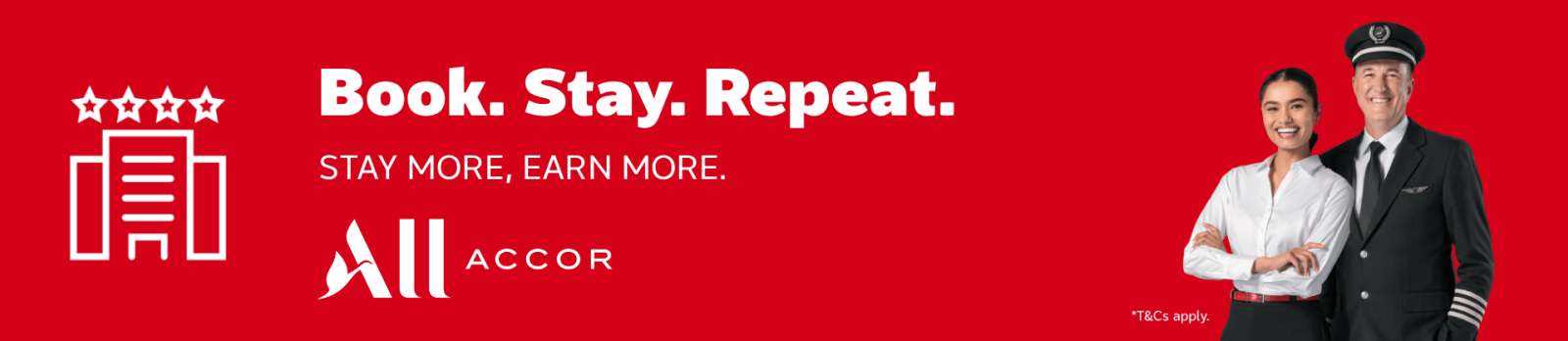 Book. Stay. Repeat. With Accor