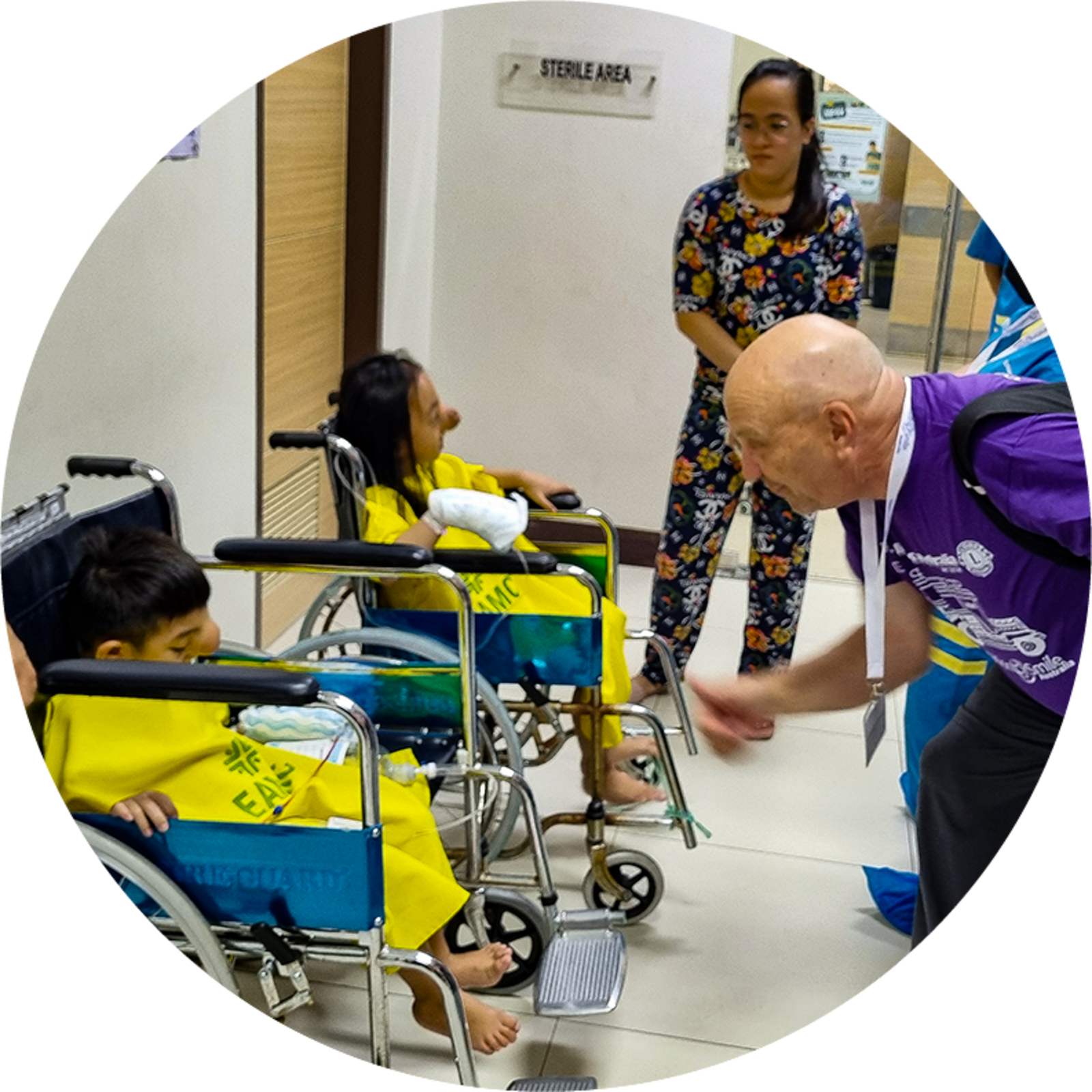 Children in hospital