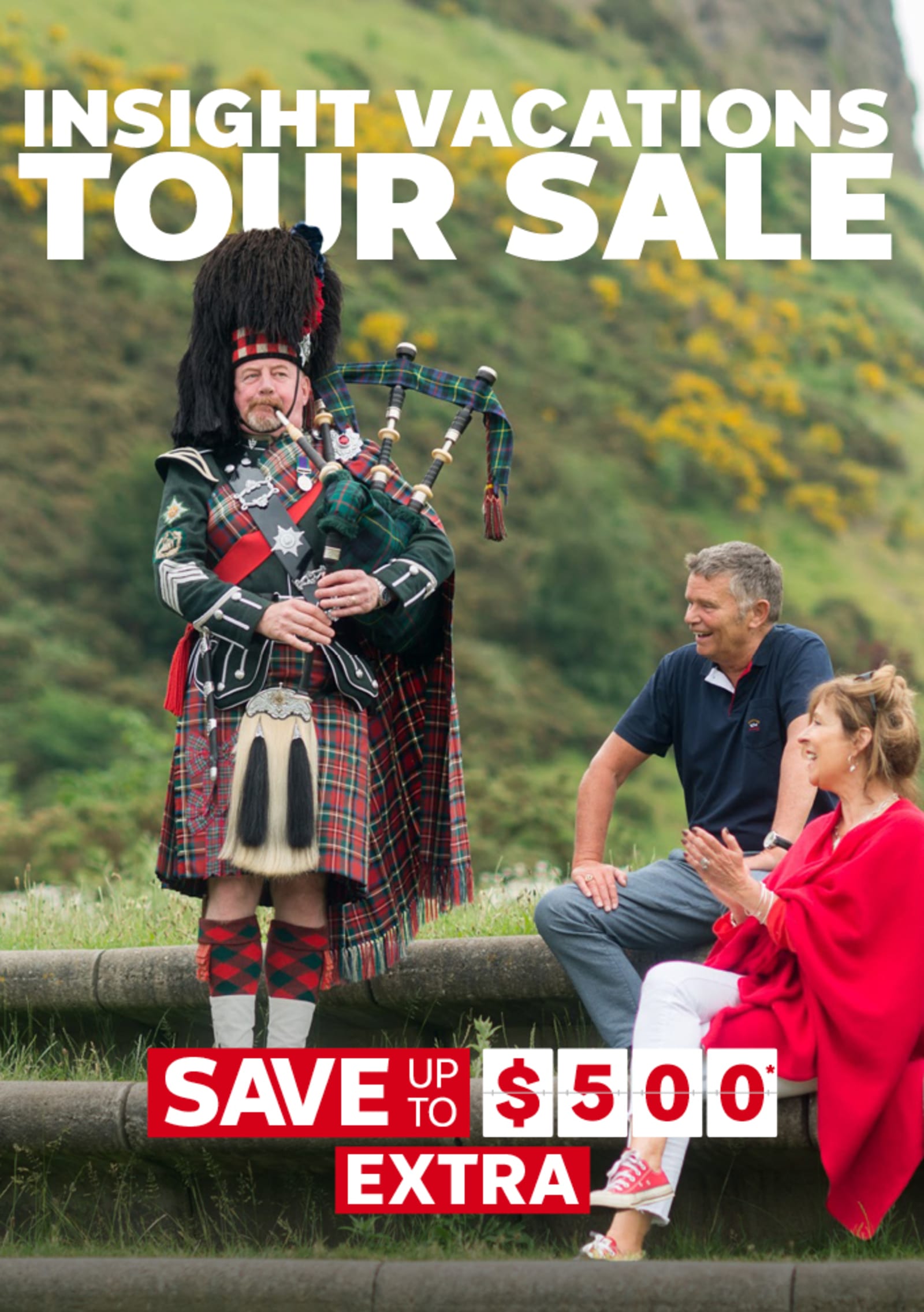 Insight Vacations tour sale - save up to $500* extra
