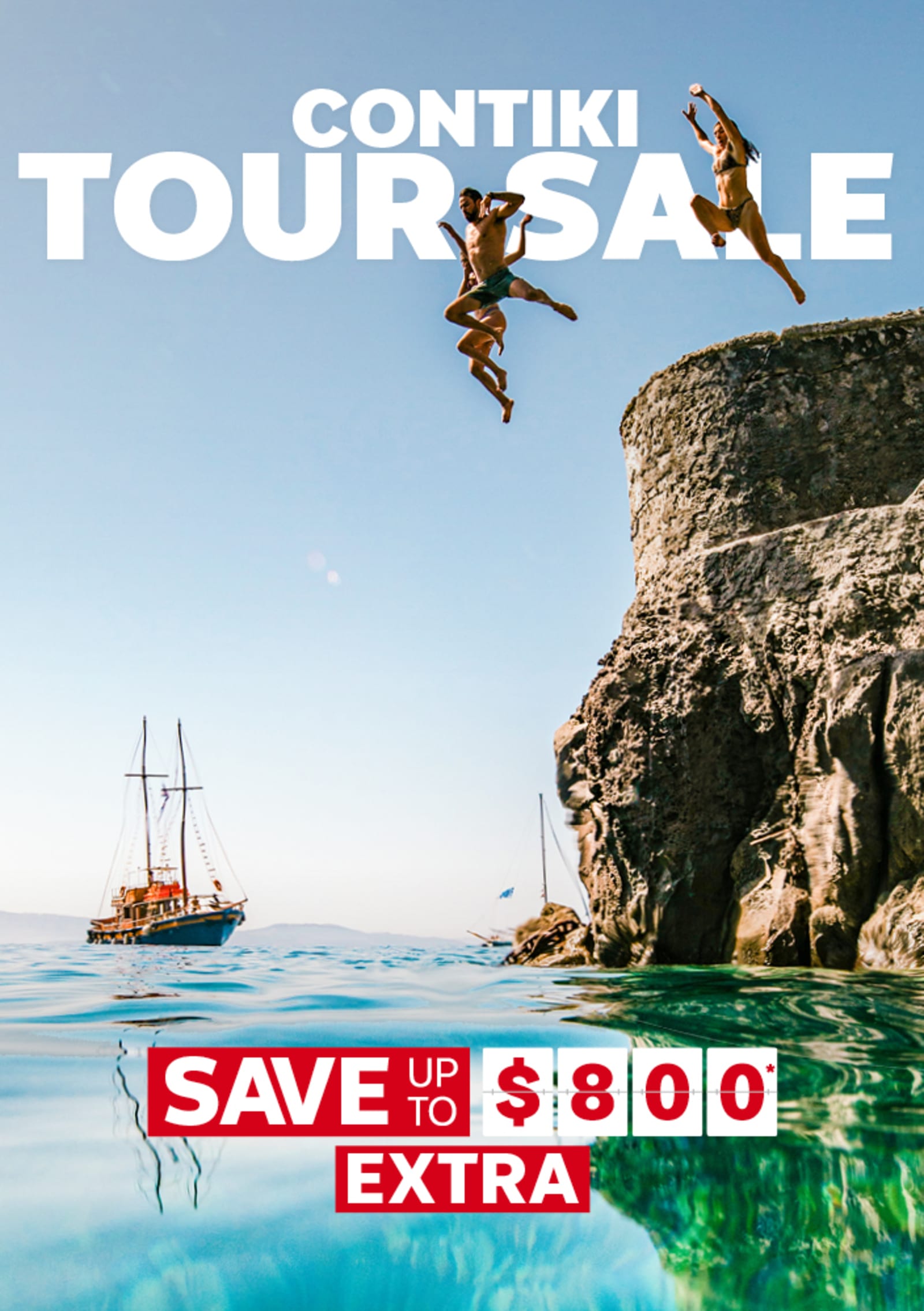 Contiki Tour Sale - save up to $800* extra