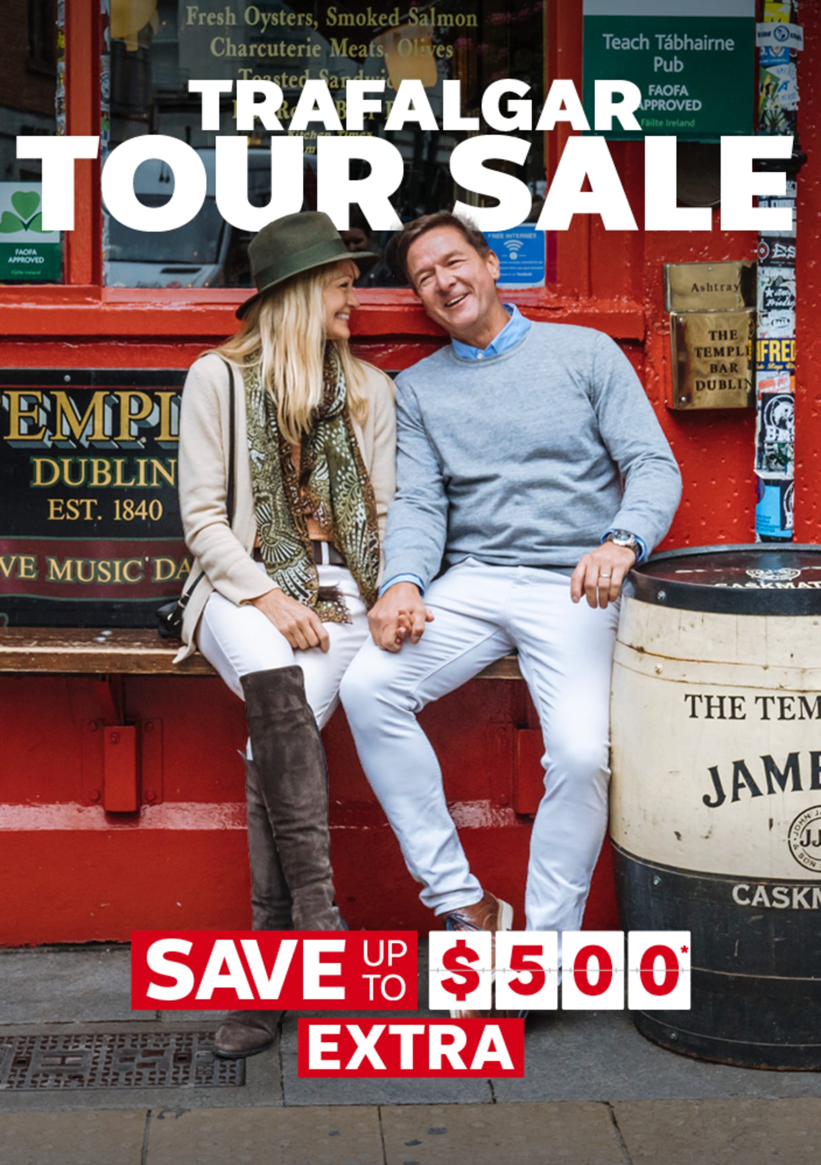 Trafalgar tour sale - save up to $500* extra