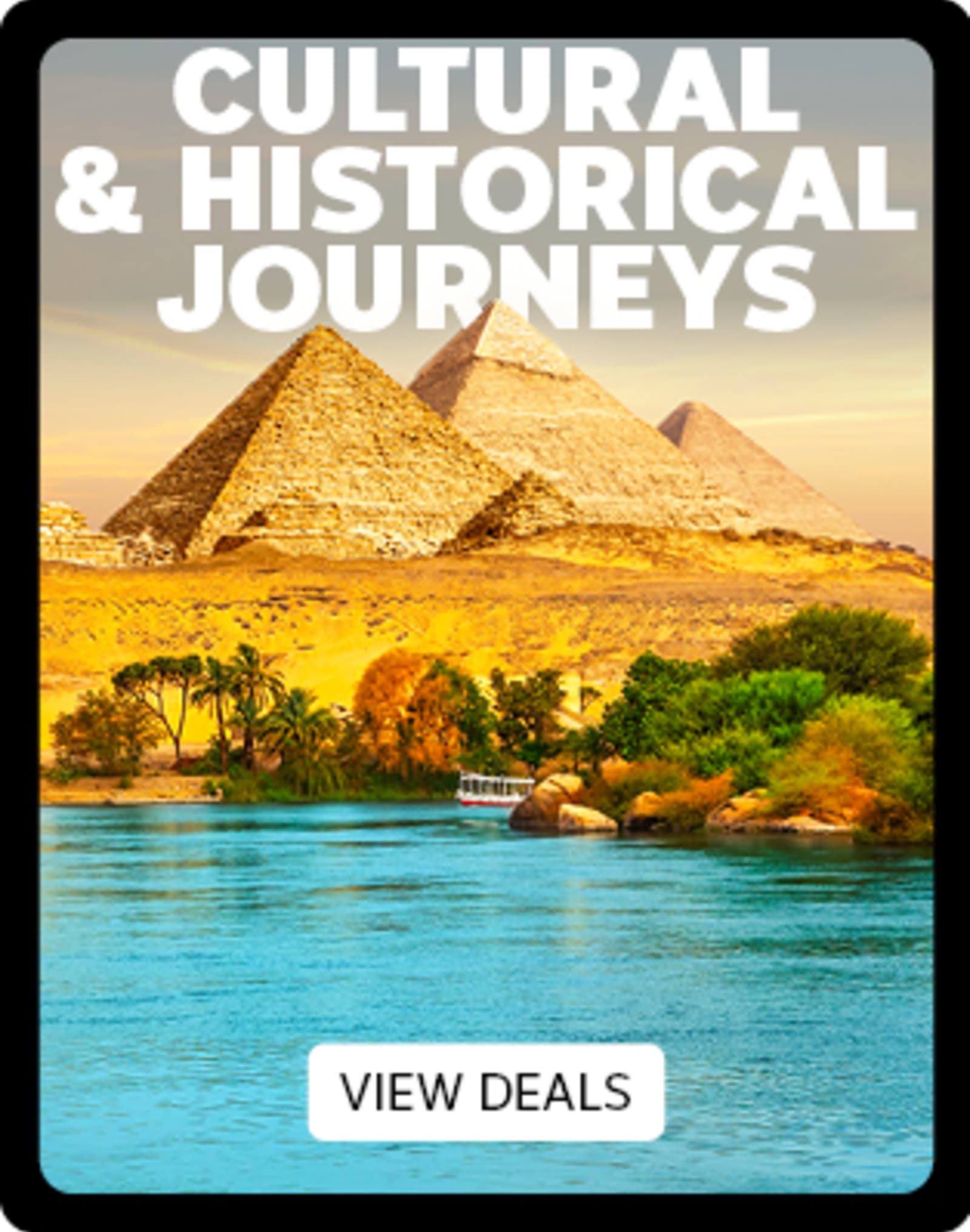 Cultural & Historical journeys - view deals. Pyramids of Giza