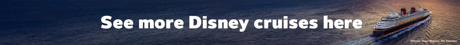 See more Disney cruises here