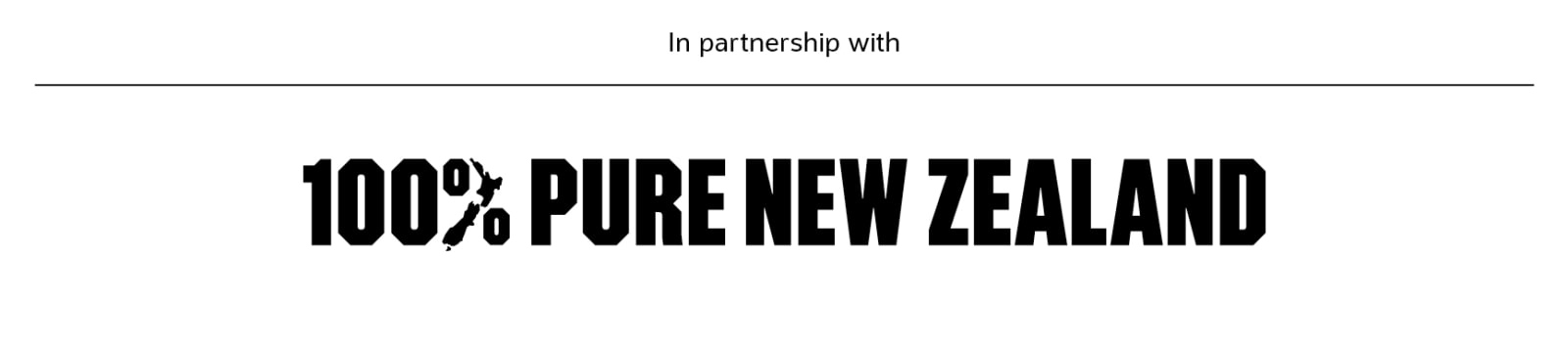In partnership with 100% pure New Zealand